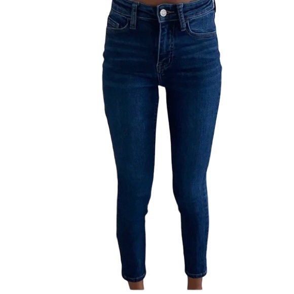 klique B Denim - Klique B high rise dark denim skinny jeans style KL335